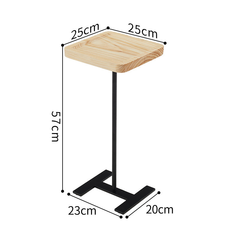 Mini Solid Wood Narrow Angle Table Living Room Bedroom Sofa Small Table