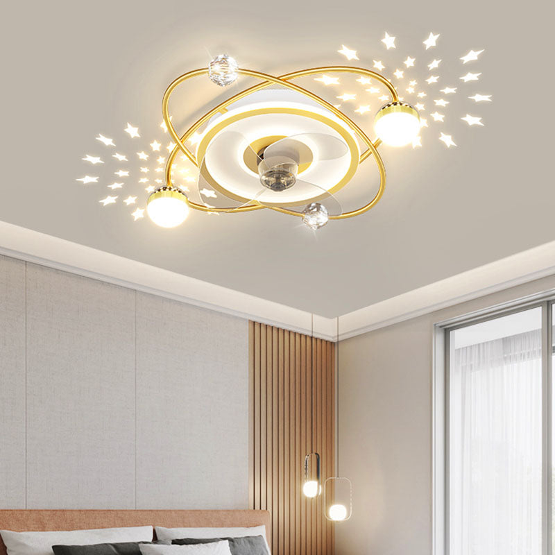 Nordique chambre décor led lumières pour chambre ventilateur de plafond lampe restaurant salle à manger ventilateurs de plafond avec lumières télécommande