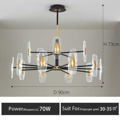 Lampe d'étude nordique créative atmosphère dorée