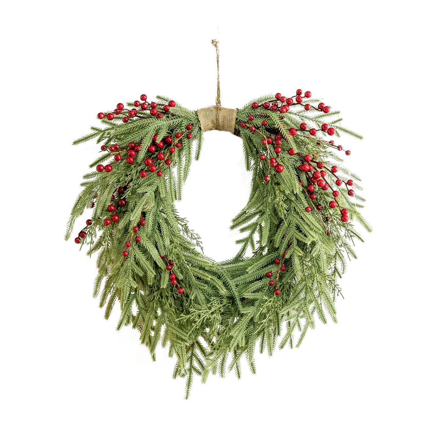 Christmas Jiangguo Garland High-end Feel Material 60CM Front Door Door Hanging Decorations