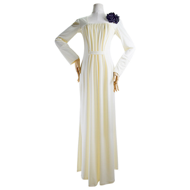 Costume d'Halloween pour femme vampire blanche