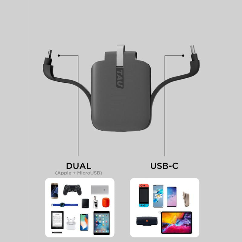 Llavero Compacto Recargable Con Su Propio Cable