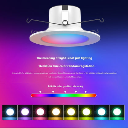 Smart Wifi Bluetooth Rgbw Remote Control Color Changing Ceiling Lamp