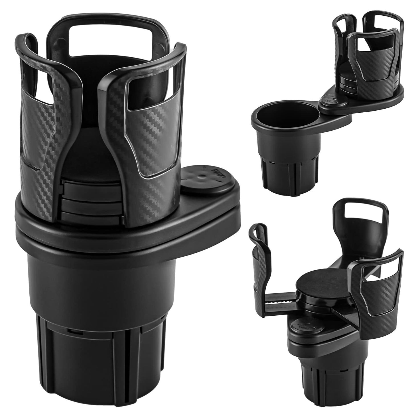 Soporte para botella de agua de coche, soporte para vasos giratorio de 360 ​​grados, gafas de sol, organizador de teléfono, almacenamiento, accesorios de Interior de coche