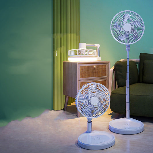 Portable Folding Rechargeable Ambient Light Fan