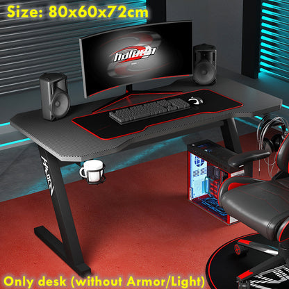 Carbon Fiber Internet Cafe Lift Computer Table