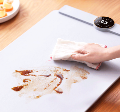 Planche à découper chaude pliable et Flexible en Silicone, panneau isolant pour aliments chauds, stockage de trésors, affichage numérique, planche à découper isolante