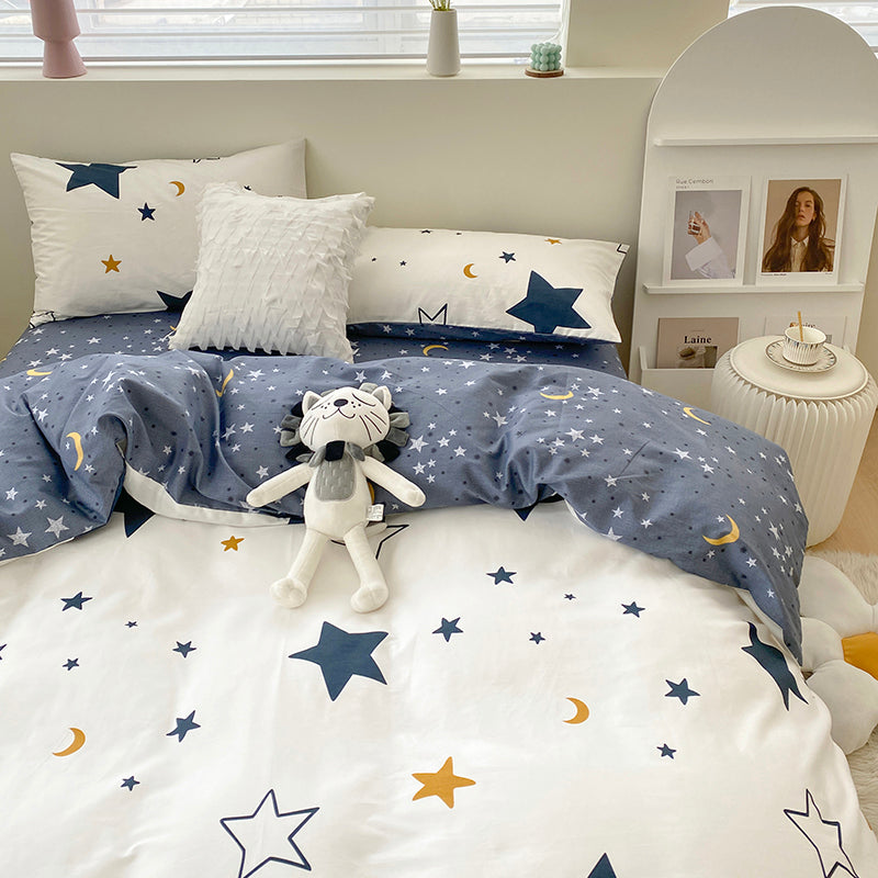 Four Piece Set Of Pure Cotton Bedding