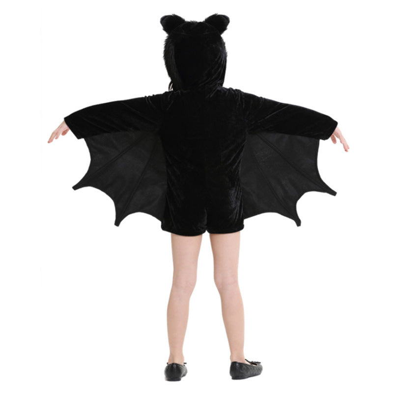 Déguisement d'Halloween pour enfants - Costume de chauve-souris noire - Cosplay