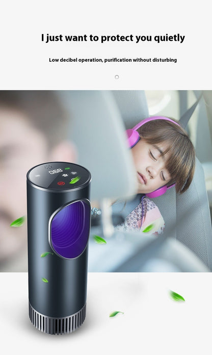 Smart Car Air Purifier Formaldehyde Removal Anion Oxygen Bar