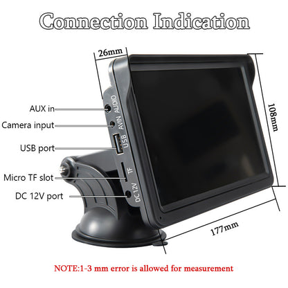 Car Display 7-inch Multimedia Support Wireless Carplay