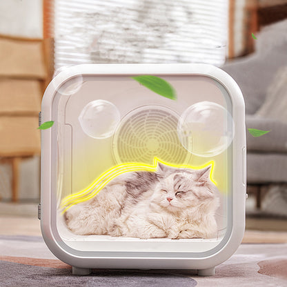 Caja de secado inteligente para mascotas completamente automática