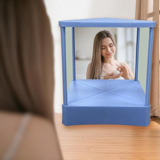 Non Reversing Mirror, Real Me Mirror, Reverse Mirror, Non-reversing Cosmetic Stand Mirror, Image Of Makeup Mirror No Mirror Restoration, Inverted Mirror For Cosmetic, Facial Correction