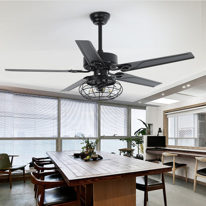 Retro Industrial Fan Lamp Ceiling Fan Lamp