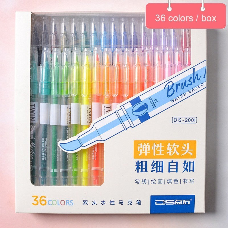 Color Calligraphy  Art Hair Note Pen