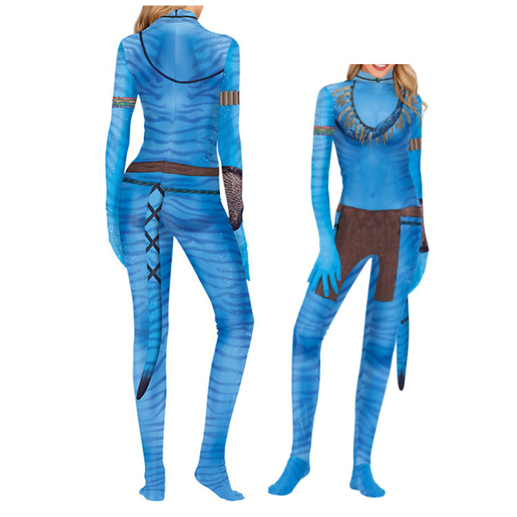 Vêtements siamois slim fit pour cosplay d'anime d'Halloween