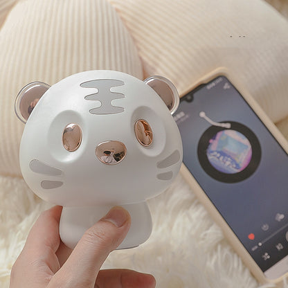 Creative Cartoon White Tiger Bluetooth Speaker