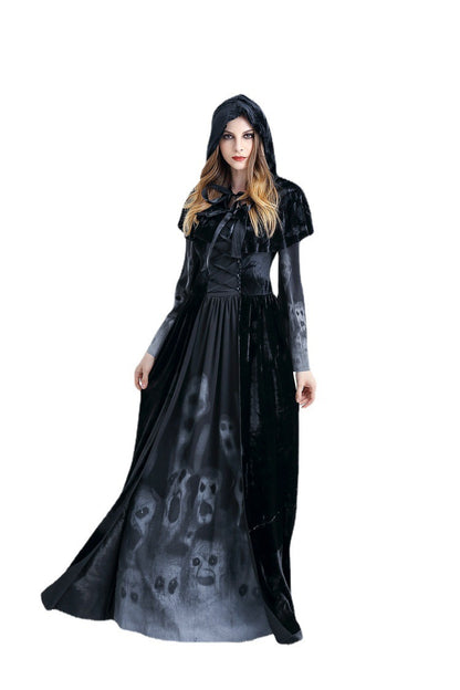 Robe de vampire pour femme à la mode pour Halloween