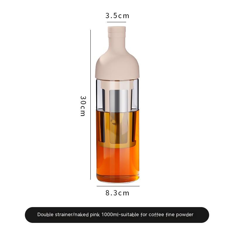 Gotero frío para el hogar, té de frutas, botella de extracción en frío, aparato de café por goteo de hielo