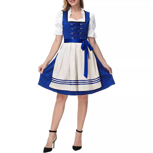 Short Sleeve Tied Dress Halloween Party Costume