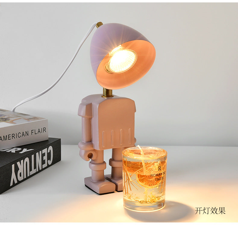 Lampe à cire d'aromathérapie robot, lampe de Table à parfum Simple