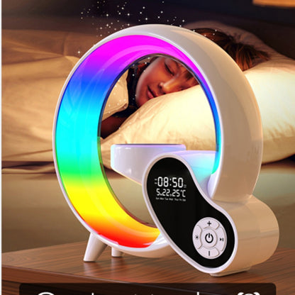 Grand haut-parleur Bluetooth G, horloge lumineuse d'ambiance colorée Portable