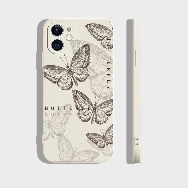 Funda Para Teléfono Mariposa Fría Simple