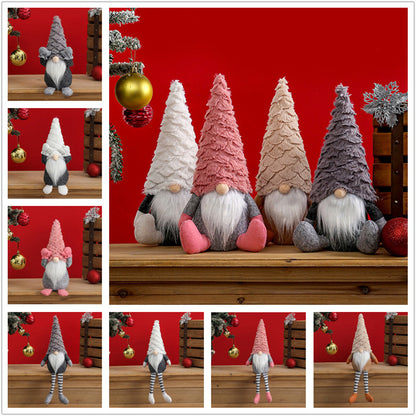 Christmas Decorations Faceless Old Man Doll Figurines