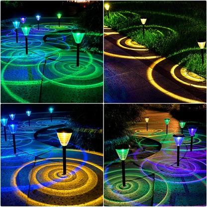 Luces solares para caminos Led para el hogar, exteriores, impermeables, enchufables, atmósfera de jardín, luz de paisaje, luces solares impermeables para caminos, decorativas para patio, camino, césped