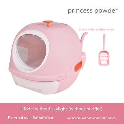 Troublemaker Top-in Fully Enclosed Litter Box