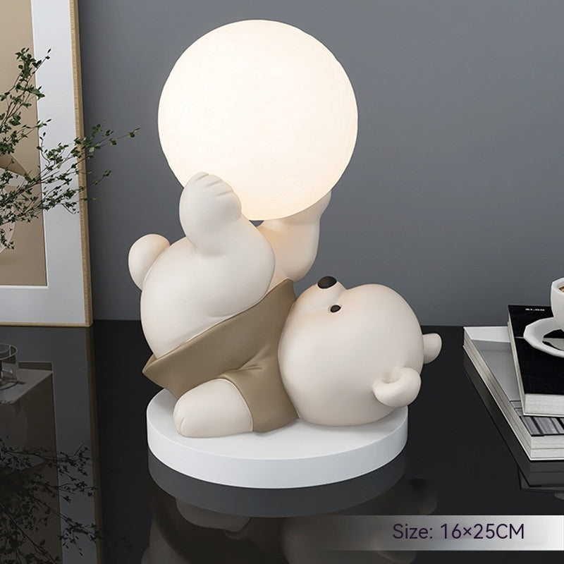 Cute Bear Decoration Home Decoration Bedroom Bedside Night Light