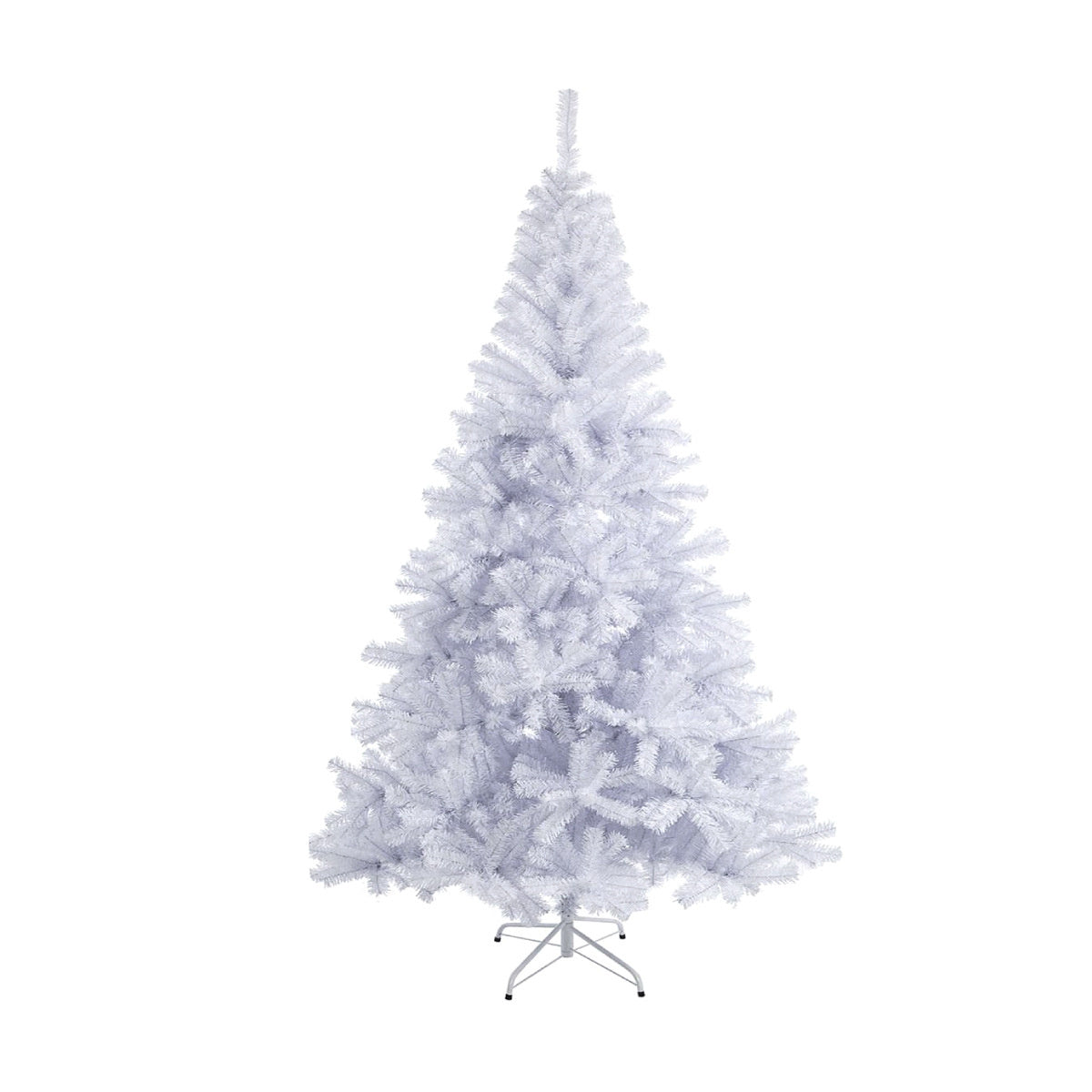 Nuevo árbol de Navidad blanco de 1,5 y 1,8 m con decoración navideña de lujo para el hogar criptográfico