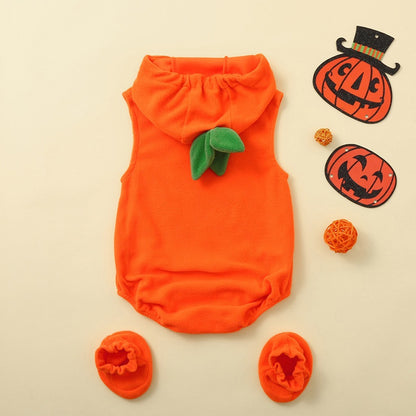 Ropa de bebé, moda, disfraces de Halloween, disfraz de calabaza, mono de Halloween