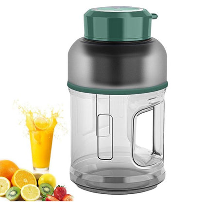 Vaso de batidora portátil de 1500ml, mezcladores de frutas, extractores de frutas, licuadora eléctrica portátil para cocina, exterior, hogar y oficina