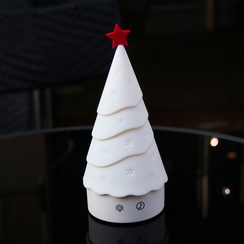 Lámpara de noche LED con forma de árbol de Navidad, lámpara de ambiente para el hogar, lámpara de escritorio con carga USB, decoración del hogar, lámpara de mesa, regalo de cumpleaños