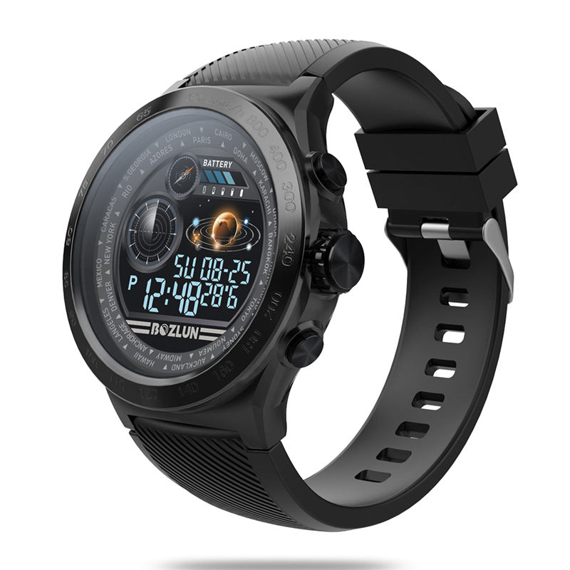 Surveillance de la fréquence cardiaque Podomètre Sports Caméra Bluetooth Montre intelligente