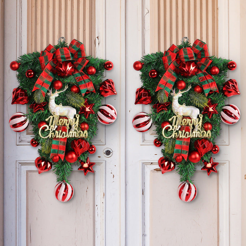 Décorations de Noël Guirlande d'élan à l'envers