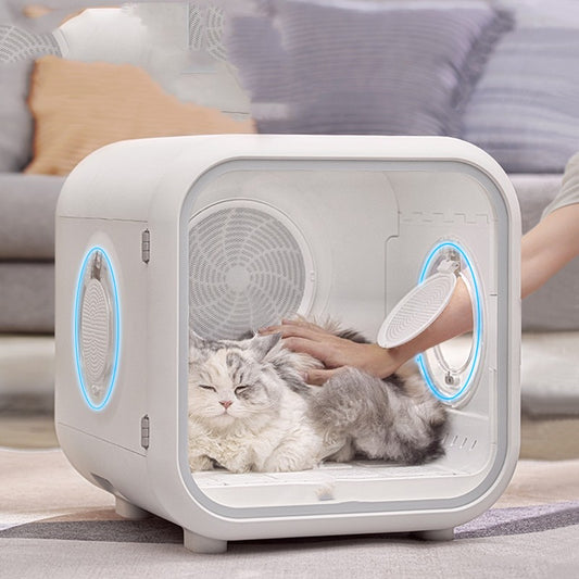 Secador de pelo para gatos completamente automático