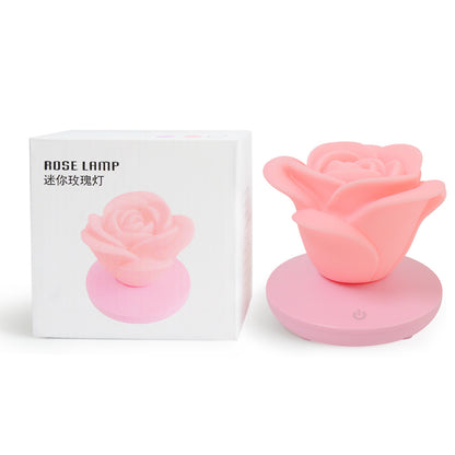 4 couleurs romantique en forme de Rose trois niveaux d'éclairage gradation tactile veilleuse saint valentin veilleuse