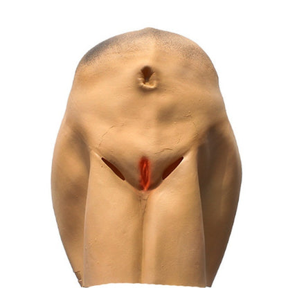 Masque de fesses drôle en latex d'Halloween