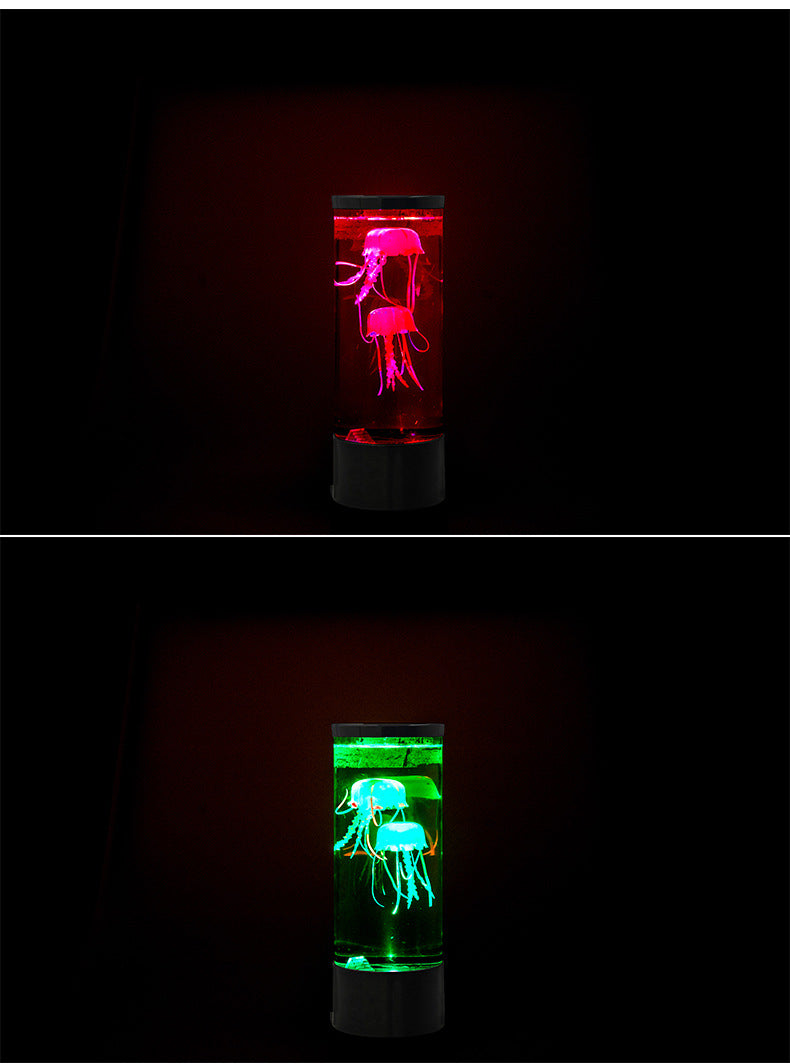 Lámpara LED para acuario de medusas, luz nocturna alimentada por USB