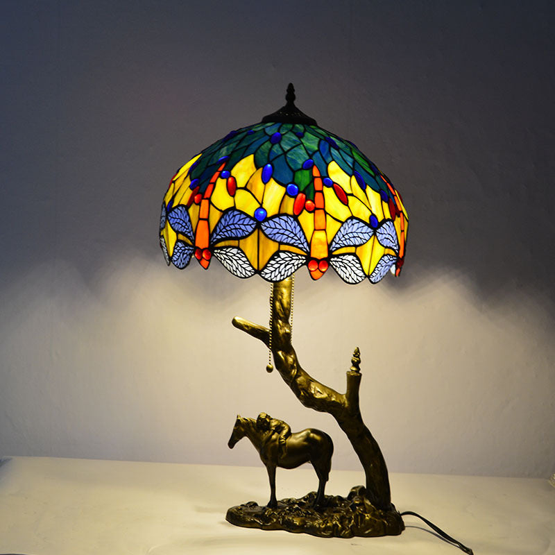 Lampe de table Tiffany vintage européenne