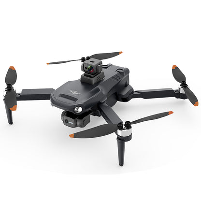 KF106 láser para evitar obstáculos 360 cabeza de nube de tres ejes plegable sin escobillas GPS flujo óptico doble cámara Dron de cuatro ejes