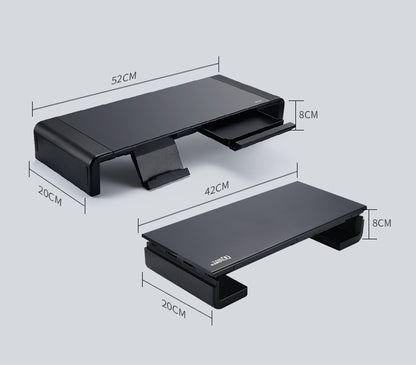 Storage And Storage Computer Screen Raised Base