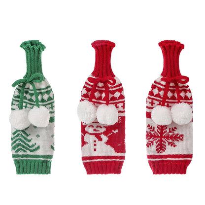 Home Fashion Christmas Bottle Holder