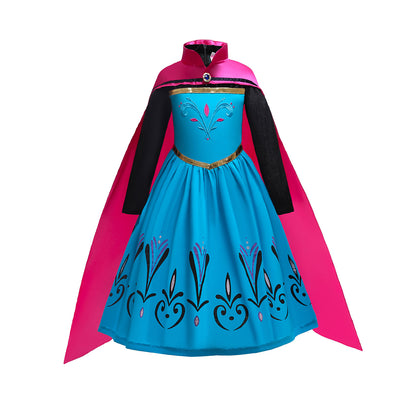 Robe à manches longues pour fille princesse d'Halloween