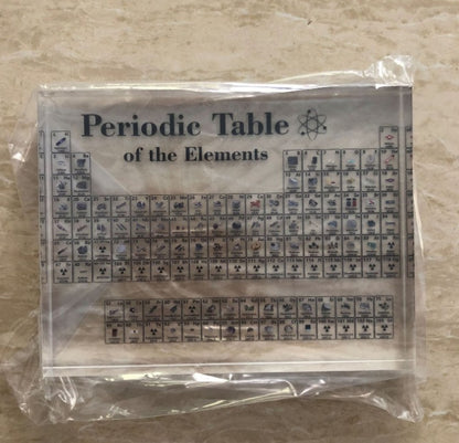Le tableau périodique en acrylique montre l'éducation des enfants