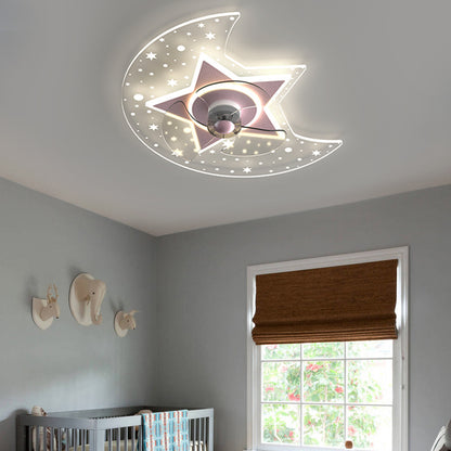 Silent Cloud Fan Light In Children's Room