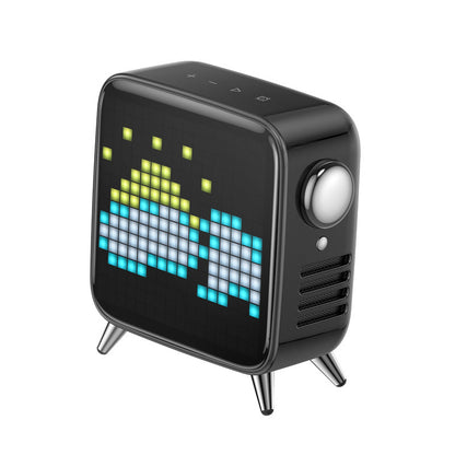 Pixel Screen Bluetooth Speaker Home Rgb Light Pollution