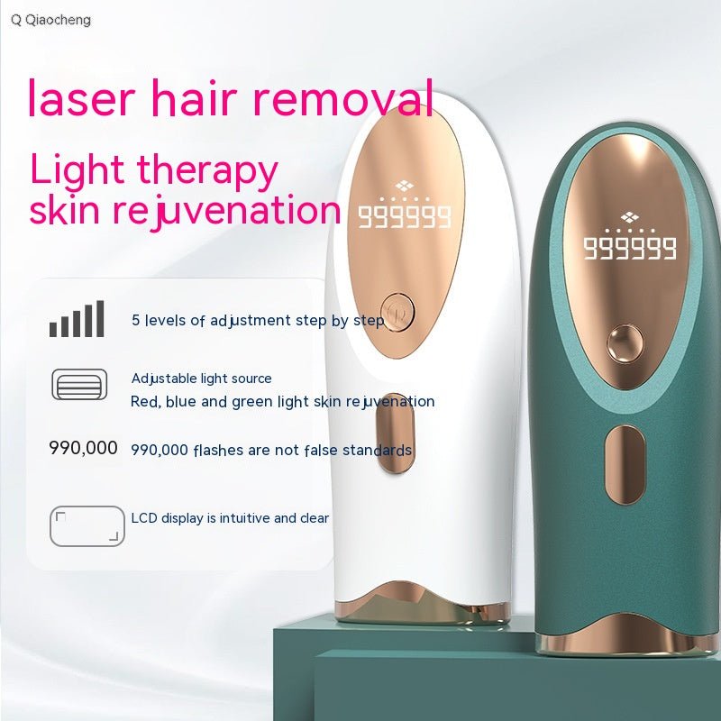 Red Blue Light Hair Removal Device Household Portable Multifunctional Phototherapy IPL Device For Women